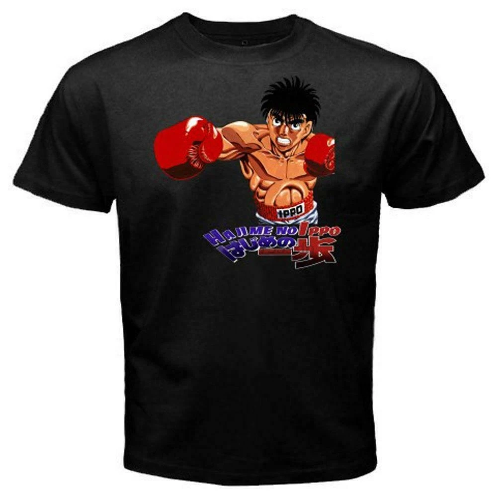 Новый бой IPPO HAJIME NO бокс Манга Аниме Размер S 3XL США размер футболка EN1|Мужские