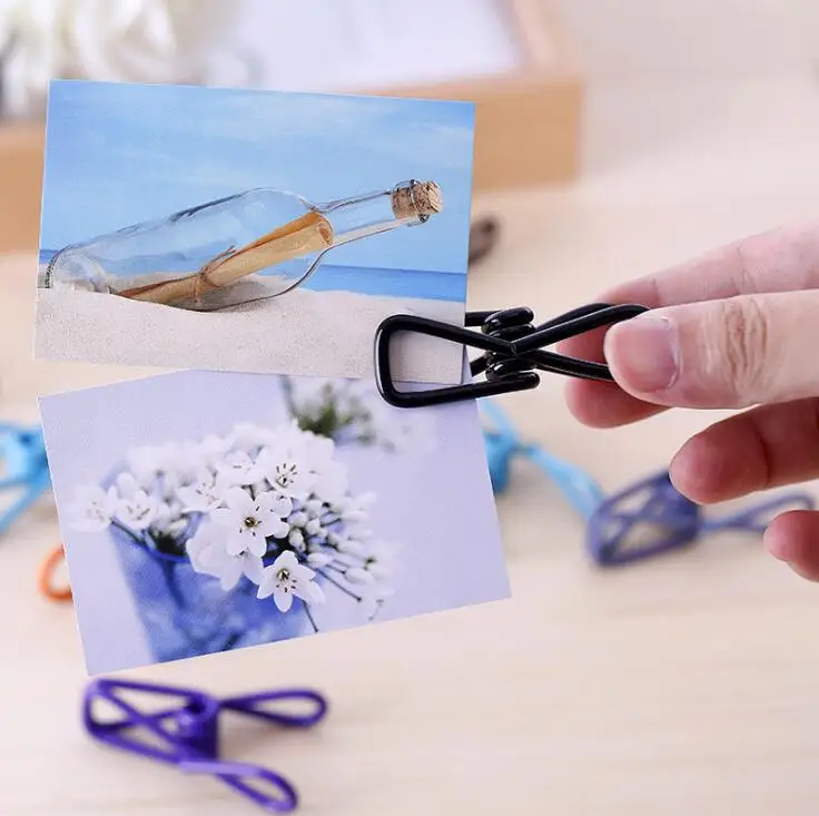 10 толстых цветных металлических зажимов из нержавеющей стали простыня