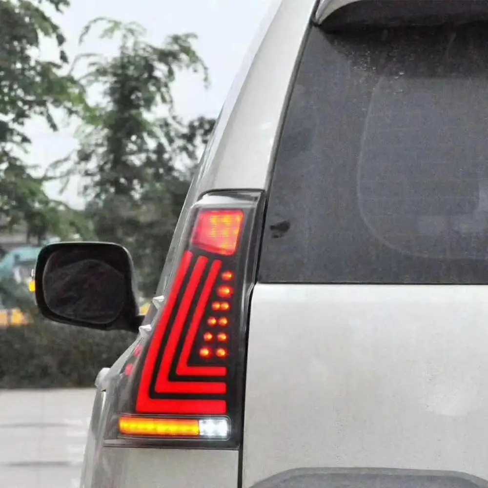 

eOsuns Led rear bumper light brake lights turn signals tail lamp assembly for Toyota land cruiser prado fj150 2014-17