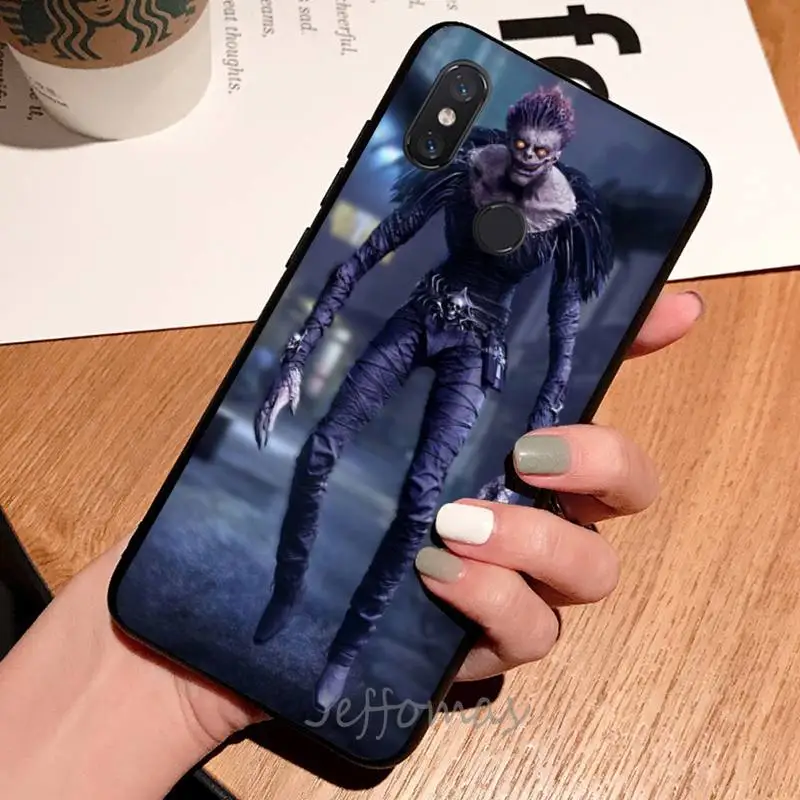 

Japan anime Ryuk kira Death Note Phone Case For Xiaomi Redmi note 7 8 9 t max3 s 10 pro lite coque shell cover funda
