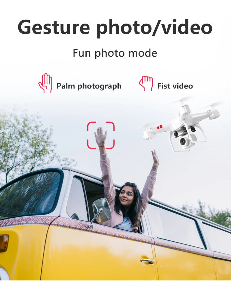 KY101D Дрон 4k камера HD Wifi Трансмиссия fpv Дрон с воздушным давлением фиксированная высота четырехосный Самолет RC вертолет Дрон камера