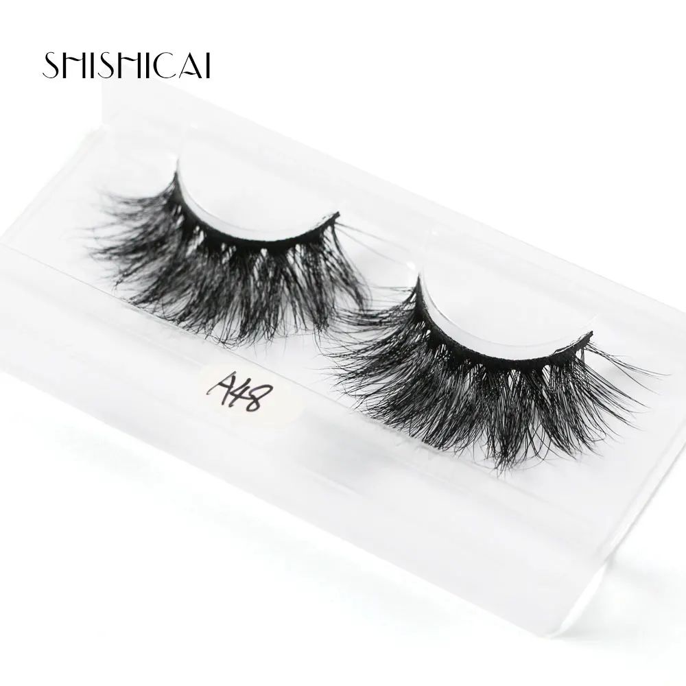 100% безжалостные 3D ресницы из натуральной норки толстые мягкие 25 мм норковые