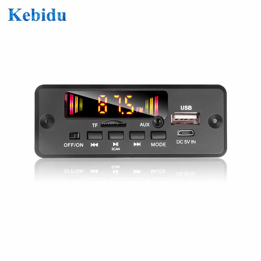 Автомобильный Mp3 декодер 5-12 В беспроводная плата Bluetooth 5 0 радио аудио приемник