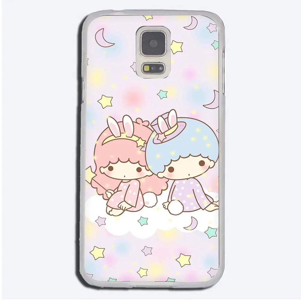 H5 EWAU с рисунками из мультфильма «My Melody» маленький Две звезды жесткий чехол для телефона с рисунком в виде обложка чехол для Samsung Galaxy S6 7 Edge S8 9 10 Plus, Note 8, 9, 10, M10 20 30 40 - Цвет: H5