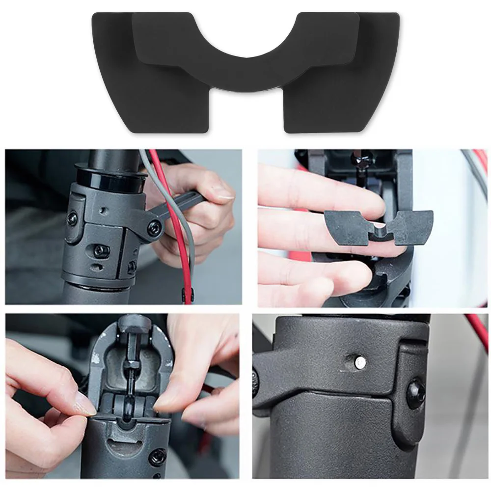 4pcs/set Electric Scooter Part/Accessories Rubber Pad Pole Shakeproof Cushion Vibration Damping for Xiaomi Mijia M365/Pro | Спорт и