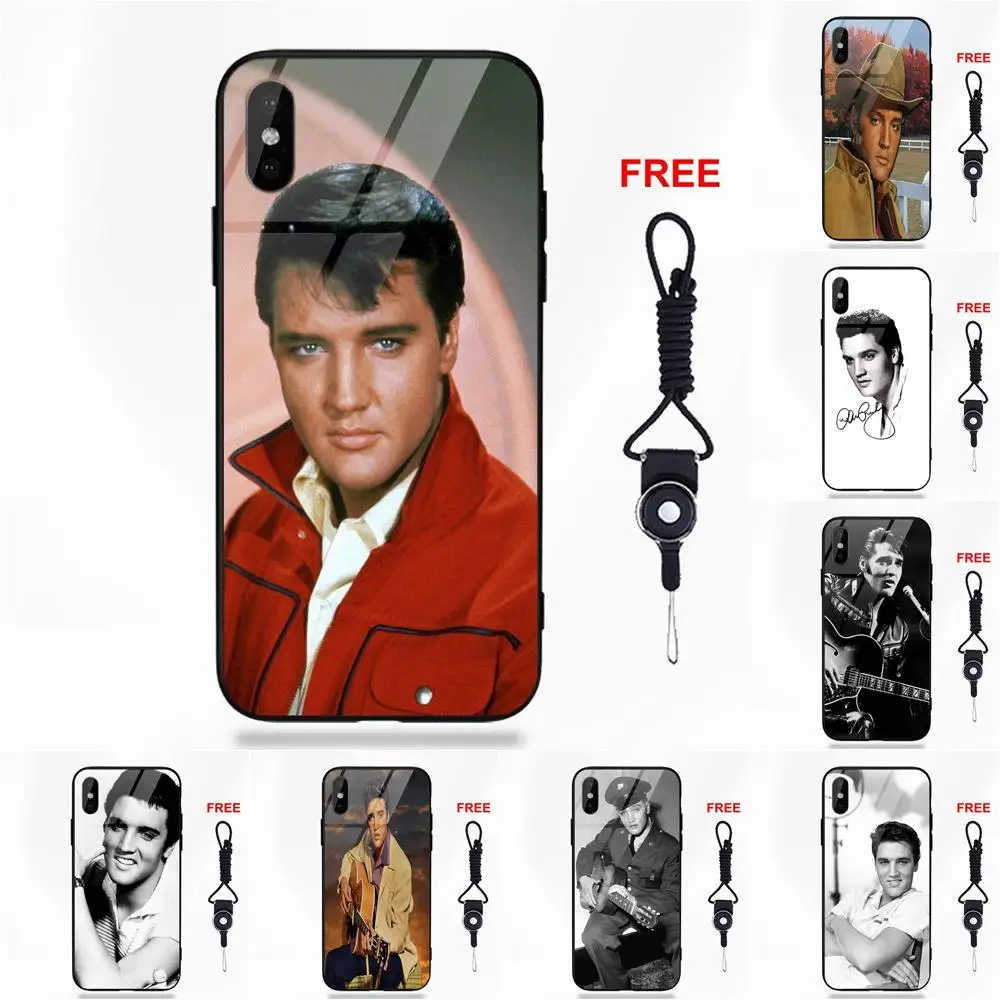 Vvcqod Elvis Presley для Apple iPhone X XS Max XR 5 5C 5S SE 6 6S 7 8 Plus силиконовая рамка из ТПУ закаленное