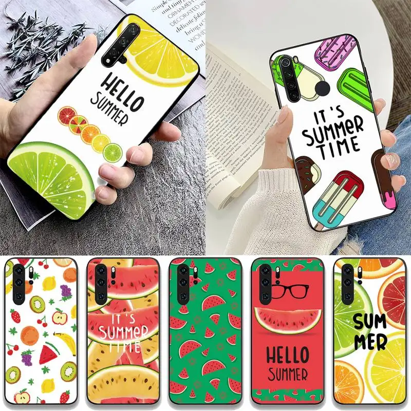 

hello Heat wave summer Phone Case for huawei nova 2 i plus 3 i E 4 E 5 i pro 6 SE 6 5G cove fundas case