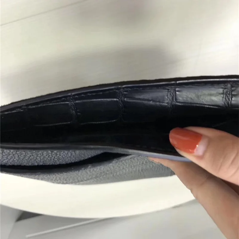 Аутентичный песок ската кожи бизнесменов ультратонкий Браслет клатч из