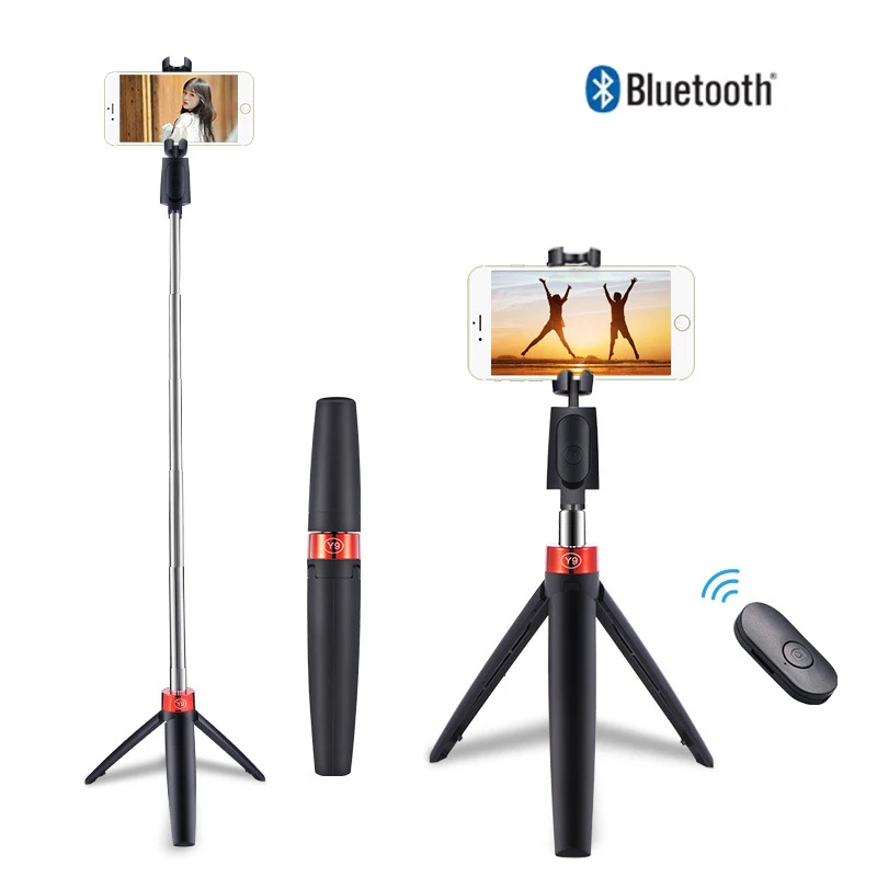 

Y9 3 In1 Bluetooth Wireless Selfie Stick Tripod Foldable & Monopods Universal for Smartphones for Sports Action Cameras