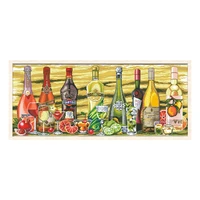 all kinds of wine stamped cross stitch kits printed fabric embroidery package 11ct 14ct diy needlework sets home decor paintings