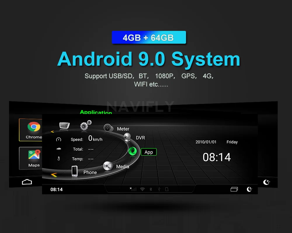 Новинка! Автомагнитола 4G LTE 4 + 64G Android 9 0 dvd радио аудио плеер GPS навигация для Audi Q5 2009