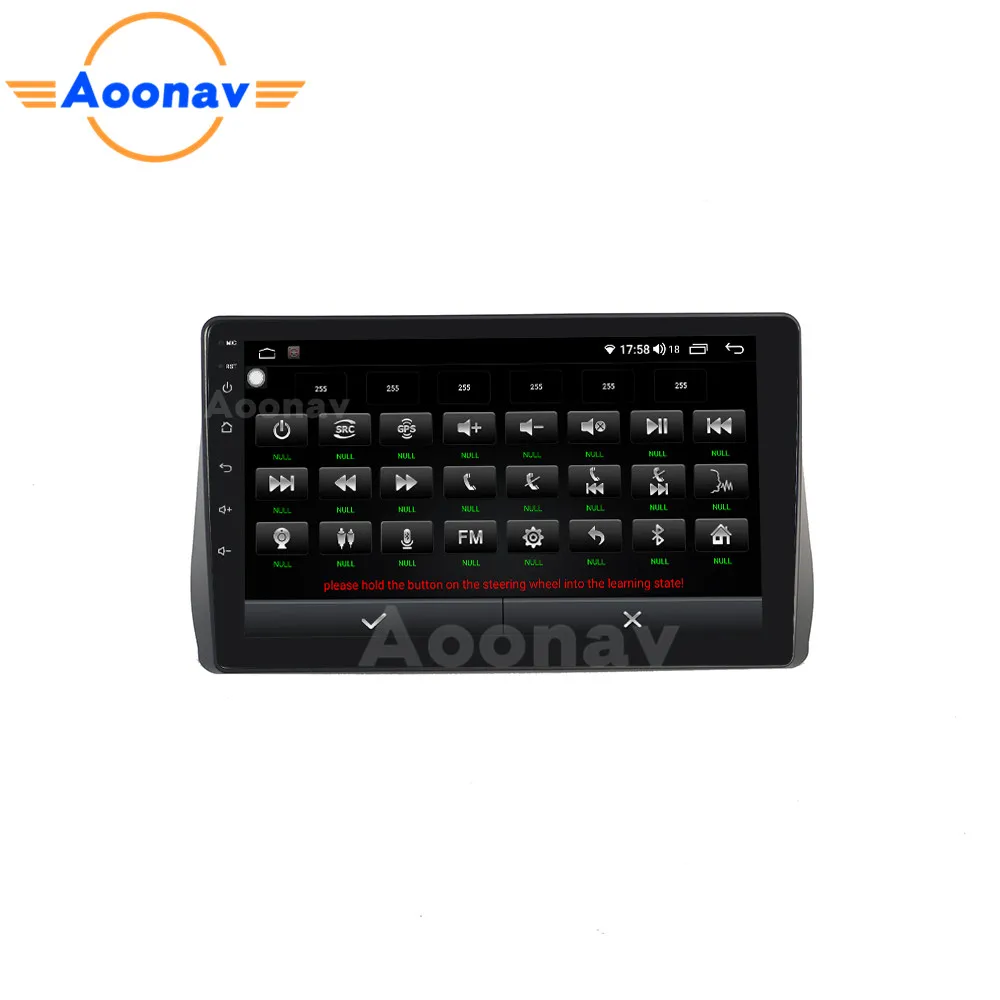 저렴한 자동차 라디오 Toyota Wish 2009-2012 RHD 스타일 무선 WIFI GPS 네비게이션 스테레오 멀티미디어 플레이어 헤드 유닛 2 Din Autoradio