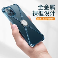 for iphone 12 pro max 12 mini 11 pro 7 8 plus xr xs case aluminum bumper metal camera protective shockproof back phone case