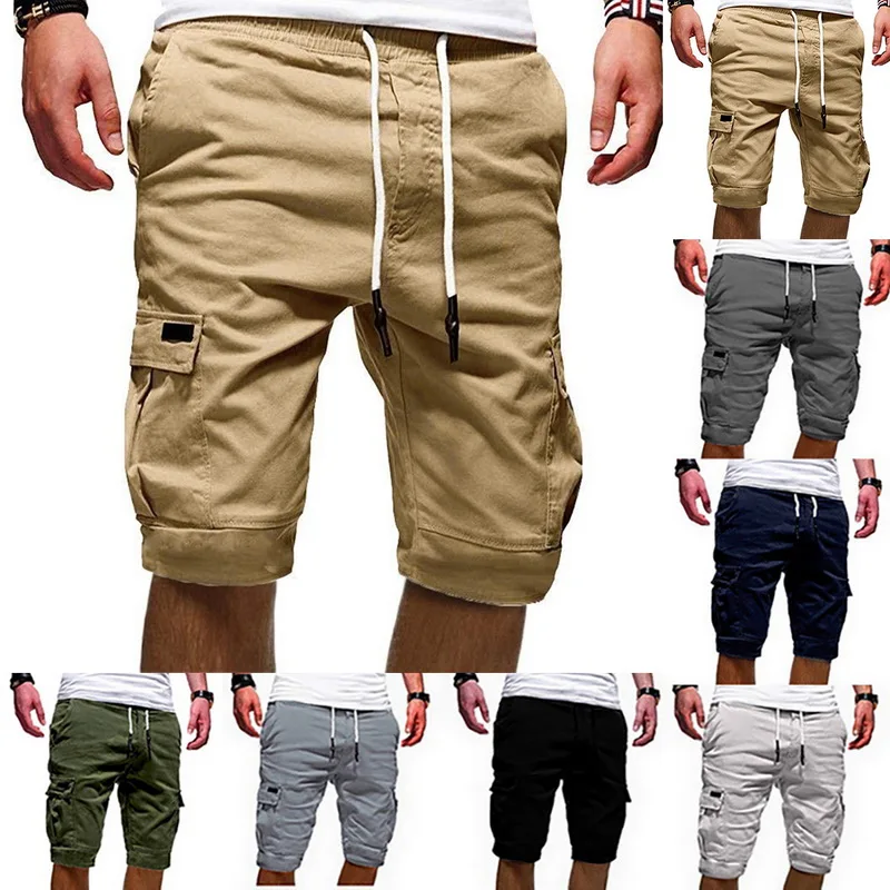 

New Mens Shorts Cargo Summer Jogger Solid Short Pants Casual Comfortable Outdoor Sport Shorts Fashion Shorts for Men