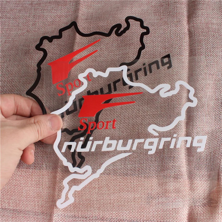 

14x15 см наклейка Nurburgring F, спортивная наклейка на окна, дверь, кузов, наклейка, Стайлинг автомобиля для Lexus IS ISF GS RX RX350 ES IS250