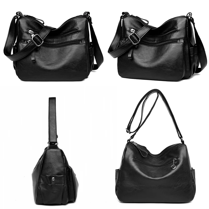 2020 Women Shoulder Pu Leather Bags High Quality Crossbody Purse Ladies Messenger Handbag for Bag Sale with Free Shipping | Багаж и сумки