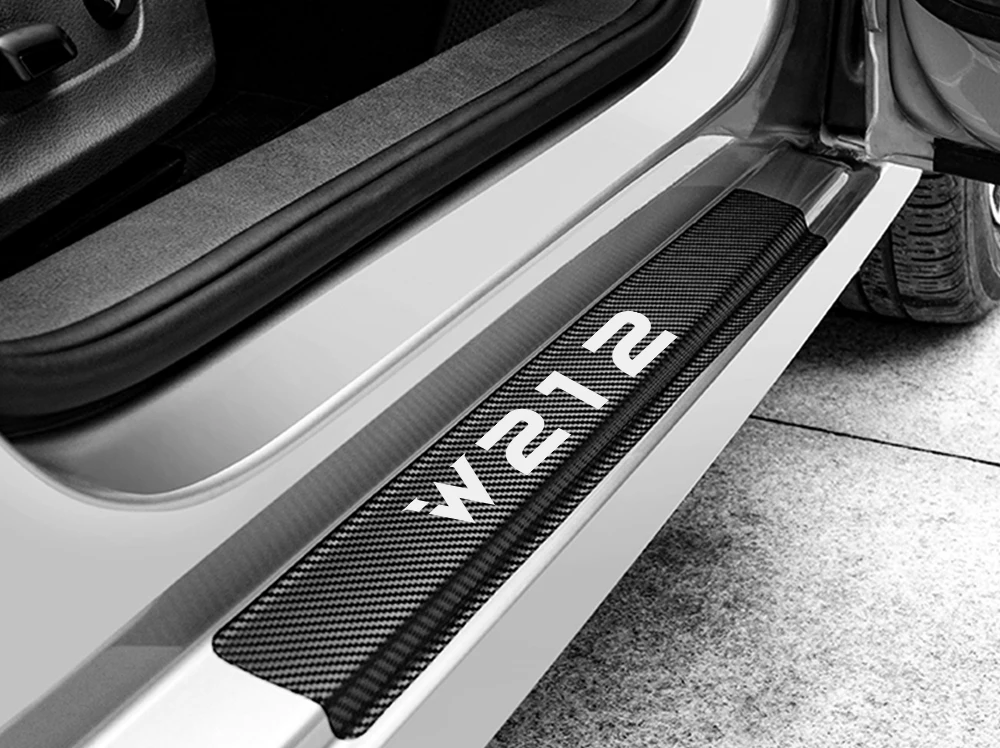 Автомобильные накладки на пороги Стикеры для Audi A4 B5 B6 B7 B8 B9 A3 8P 8V 8L A5 A6 C6 C5 C7 A1 A7 A8 Q2 Q3 Q5 Q7 RS3 RS4 RS5 RS6 TT аксессуары