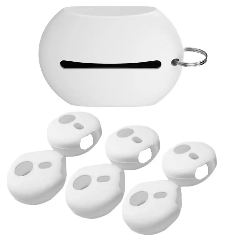 

6pcs Silicone Earplug Cover for Freebuds 3 Wireless Bluetooth Headset Soft Case with Anti-lost Hole for Freebuds 3 Accessories