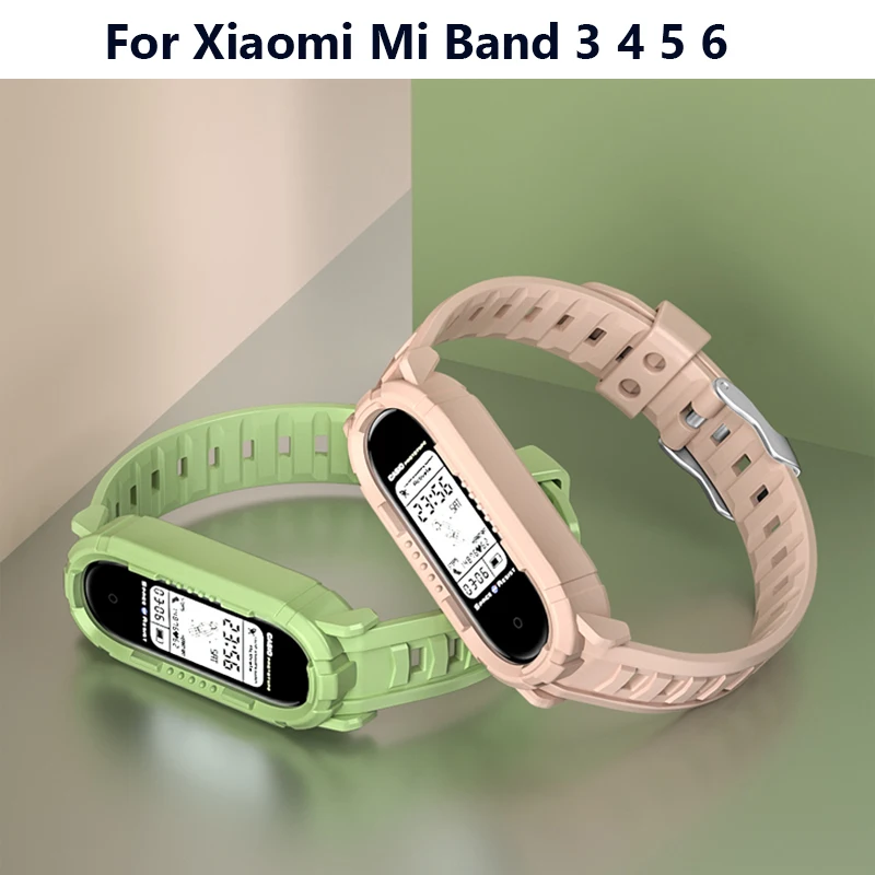 Sport Bracelet For Xiaomi Mi Band 6 5 4 3 NFC Soft Silicone Watch Strap Wristband Replacement Watchband Miband6 Mi5 Accessories |