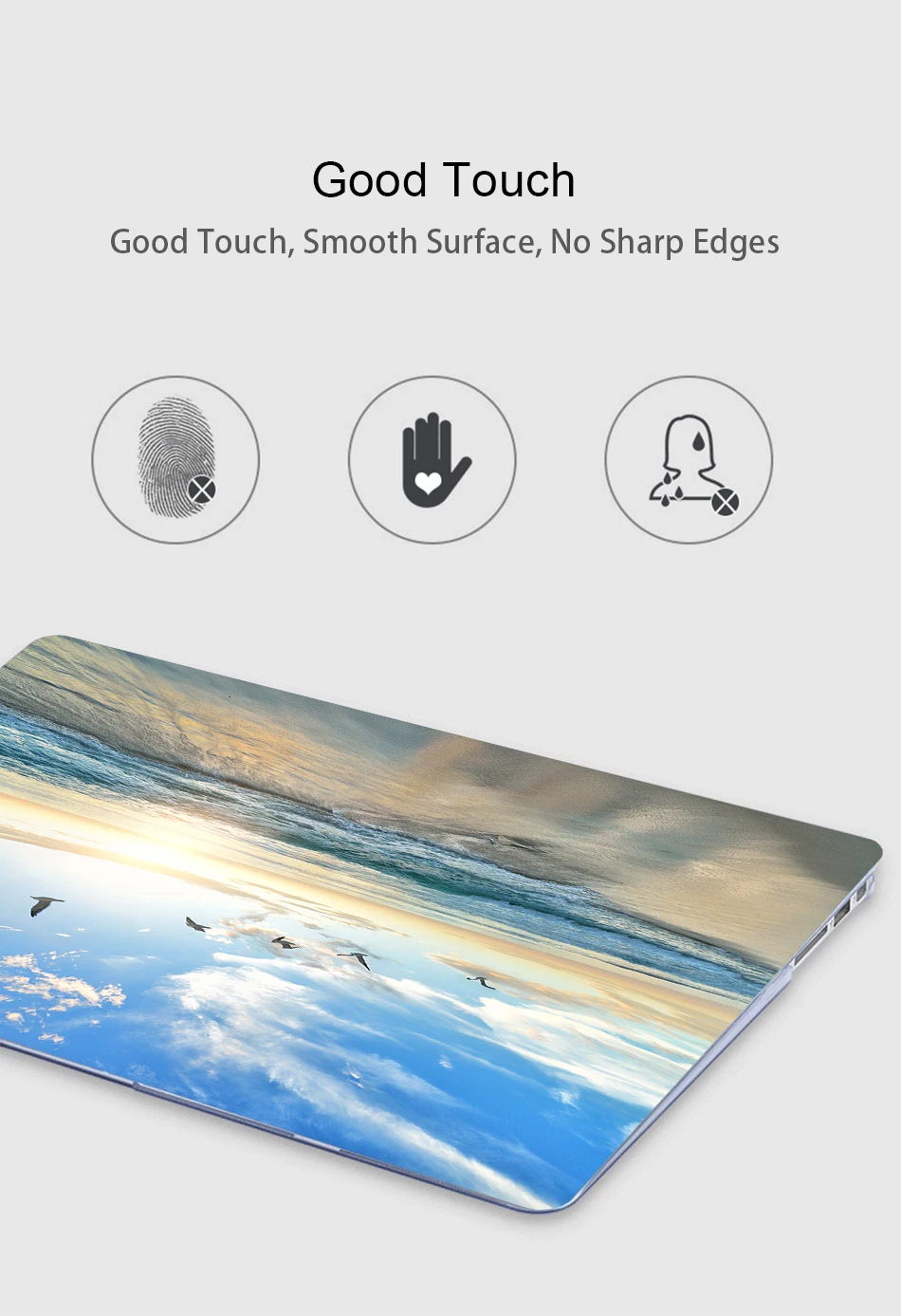 Чехол MTT для Macbook Pro retina 13 15 с сенсорной панелью, Жесткий Чехол для mac book Air 11, новинка 13,3, 12 дюймов, чехол для ноутбука с пейзажным принтом