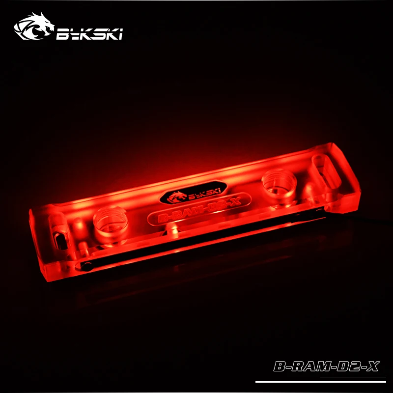 BYKSKI ram RGB кулер для процессора ram Радиаторы водяного охлаждения блок или двухканальный 2 шт ram охлаждаемый/медный охлаждаемый RGB радиатор