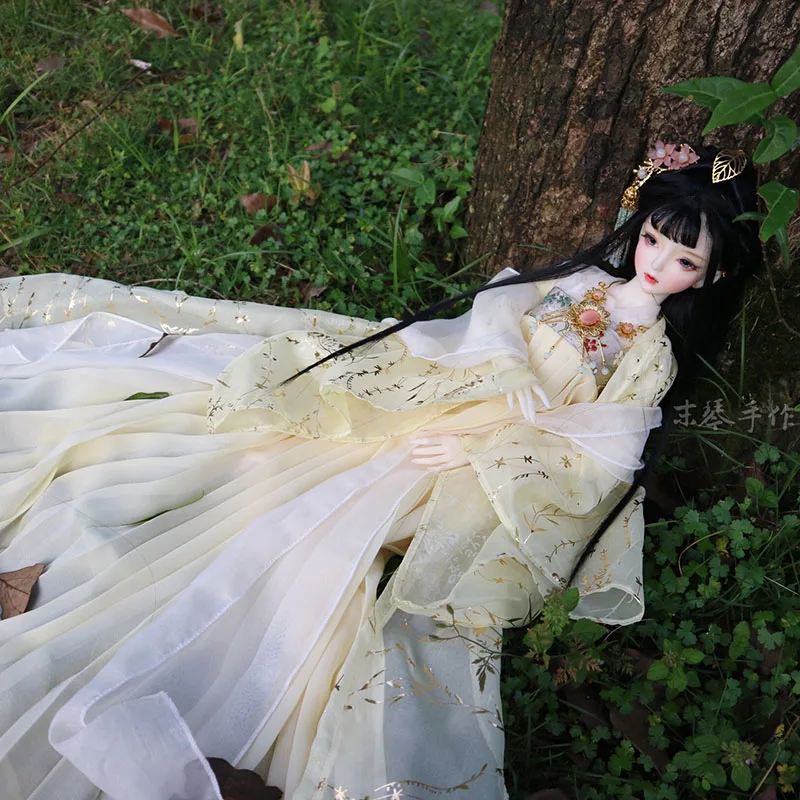 1/4 1/3 BJD аксессуары для куклы Китайский древний китайский костюм ханфу одежда