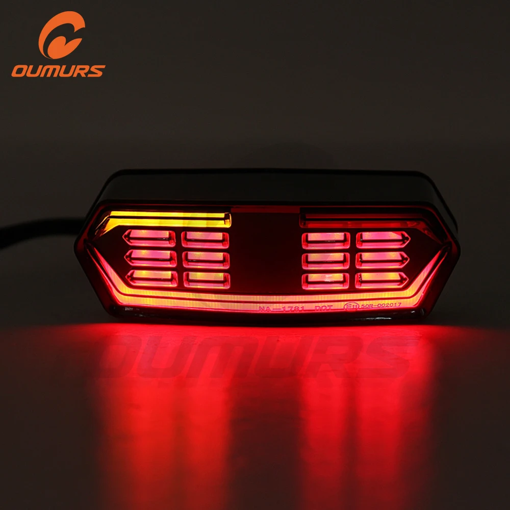 Задний фонарь для мотоцикла OUMURS интегрированный стоп сигнал поворота Honda Grom125 MSX125