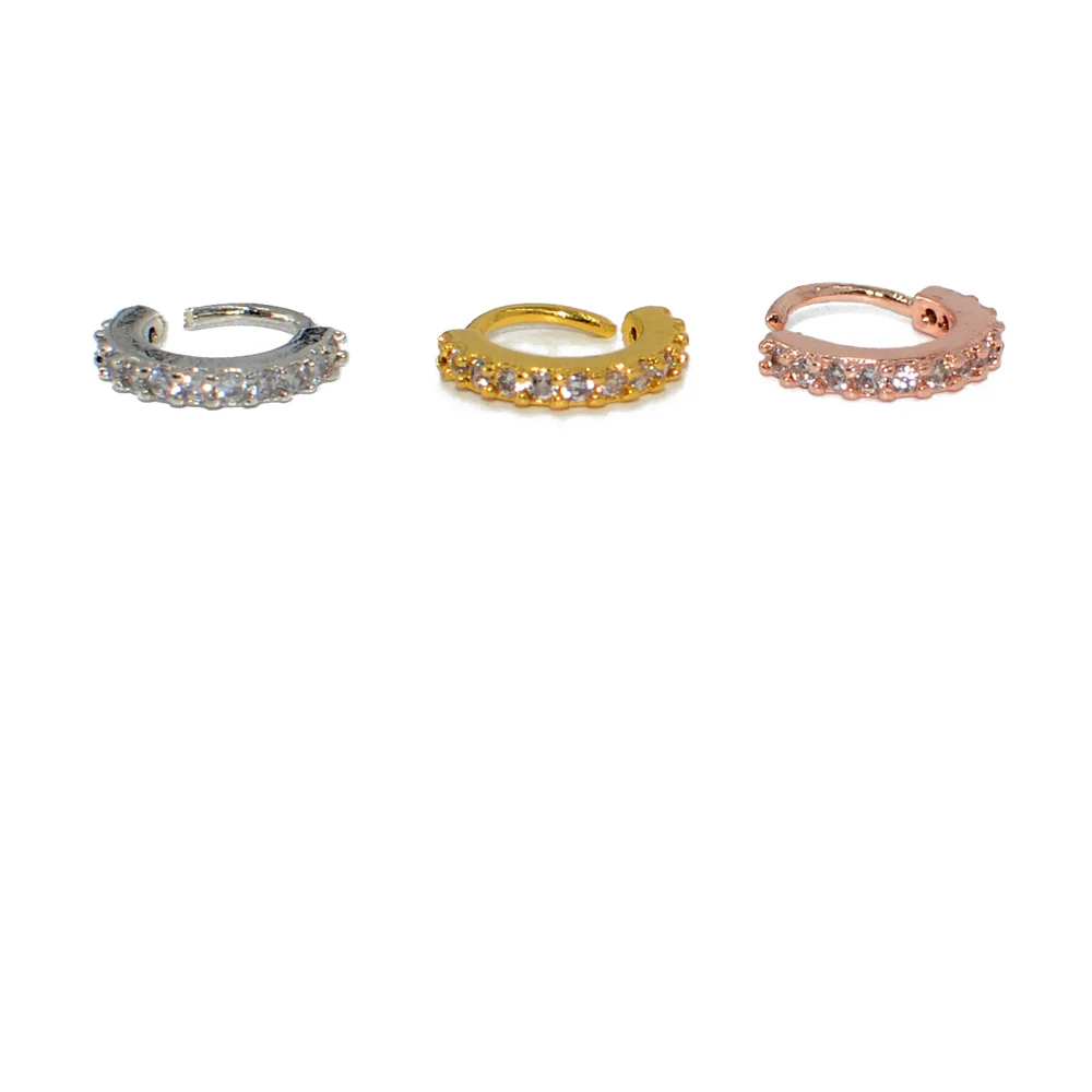 1 шт. 18 г гибкие Septo шпилька для уха Helix Daith Rook плотно прилегающие кольца настоящая перегородка пирсинг для носа с застежкой для губ серьги пирсинг