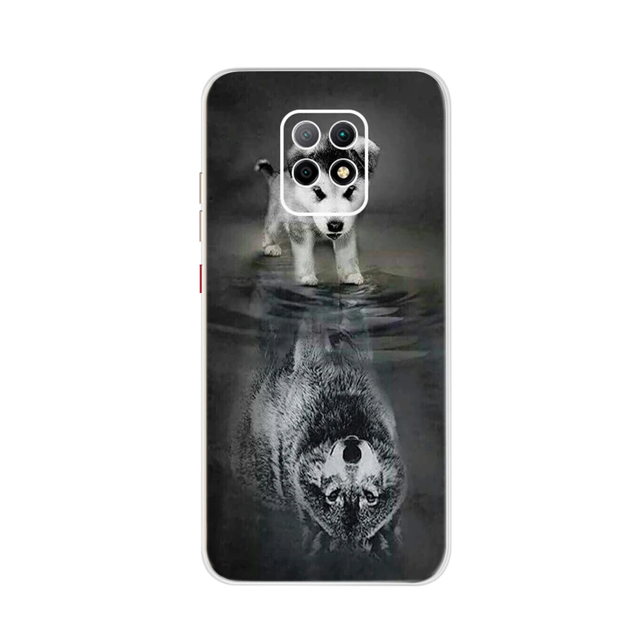 leather case for xiaomi For Xiaomi Redmi 10X 5G Case Soft Slim Fundas Cute Animals Painted Cover For Xiaomi Redmi 10X Pro 5G Redmi10X Phone Cases Bumper xiaomi leather case card