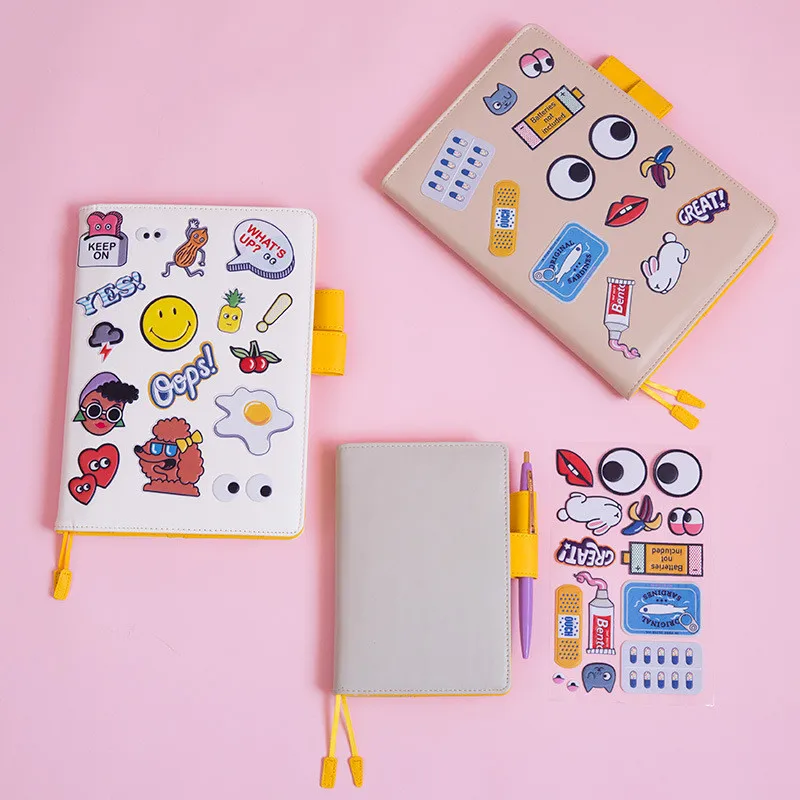 Milkjoy Cartoon Stickers Journal Planner Schedule Book Bentoy A5 A6 Dairy Notepad Card Holder Credit Cover Case | Багаж и сумки