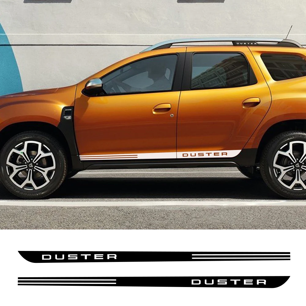 Для Dacia Renault Duster 2 шт. автомобильные дверные боковые наклейки аксессуары