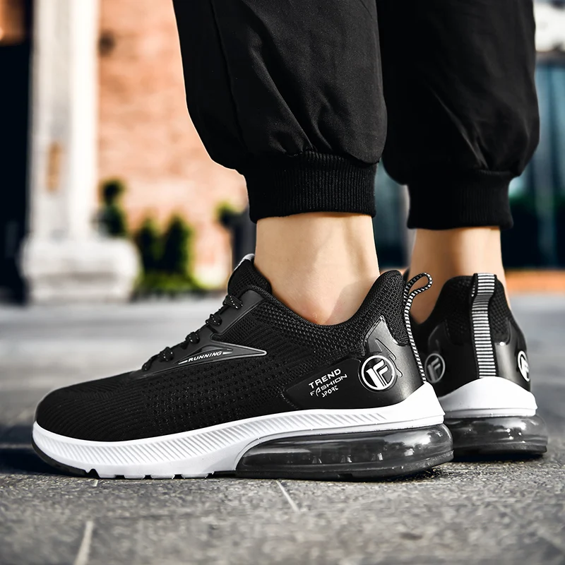 

New Arrival Running Shoes Men Breathable Walking Shoes For Mens Shockproof Men Gym Sneakers Anti Slip Sports Sneakers Men