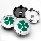 4 шт. 56 + 60 мм эмблема счастливого четырехлистного клевера, аксессуары для Alfa Romeo 159 Giulia