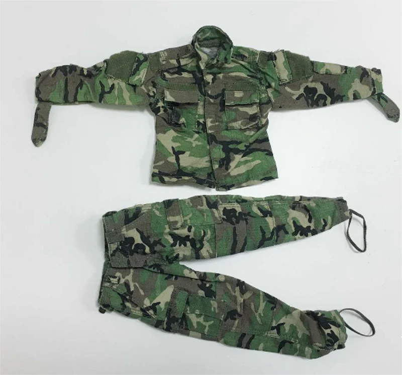 

1/6 Soldier FS 73005 Combat uniform jacket pants jungle camouflage ACU camouflage clothes in stock For 12'' Body