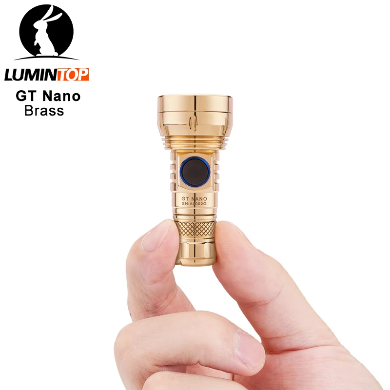 値段 Lumintop Gtナノ銅ミニled懐中電灯450 Lm 100メートル長距離強力なlinterna 10180バッテリーでキャンプ