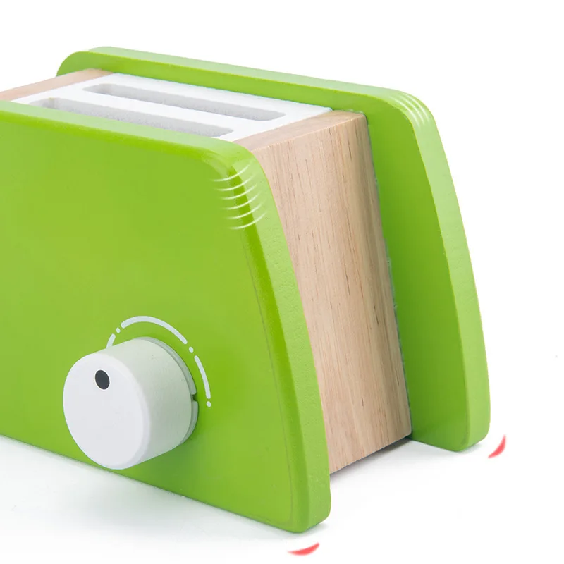 

Wooden Pretend Play Sets SKitchen Role Kids imulation Toasters Bread Maker Coffee Machine Blender Baking Kit Game Mixer