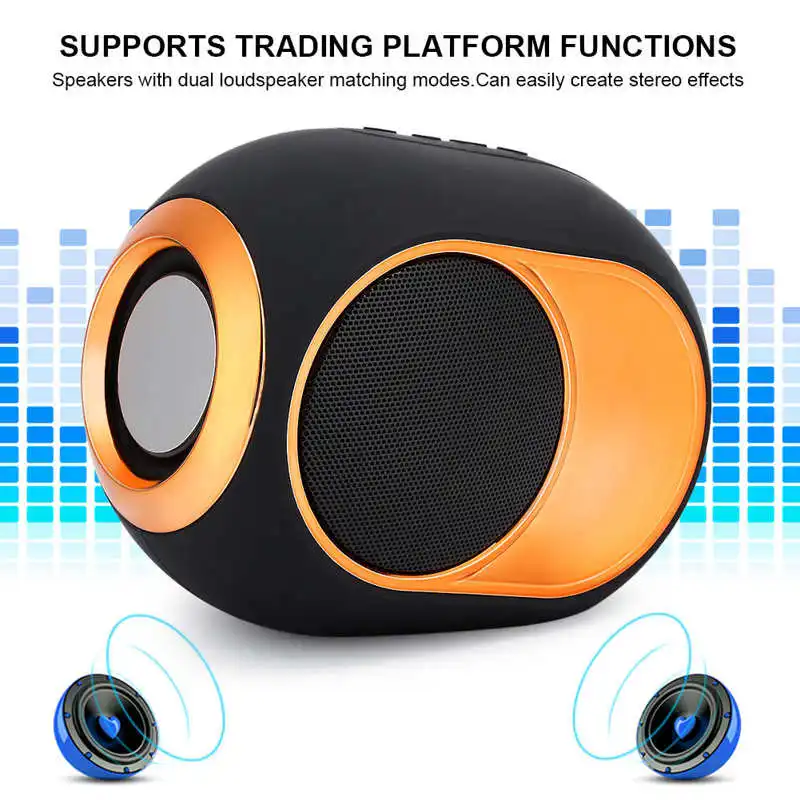 connector X6 Wireless Bluetooth Speaker High Performance Bass Large Capacity Loudspeaker Box headphone jack | Электроника