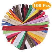 100 pieces nylon coil zippers 812 inches 20 colorful colors sewing zippers supplies for diy jeans skirt tailor sewing crafts