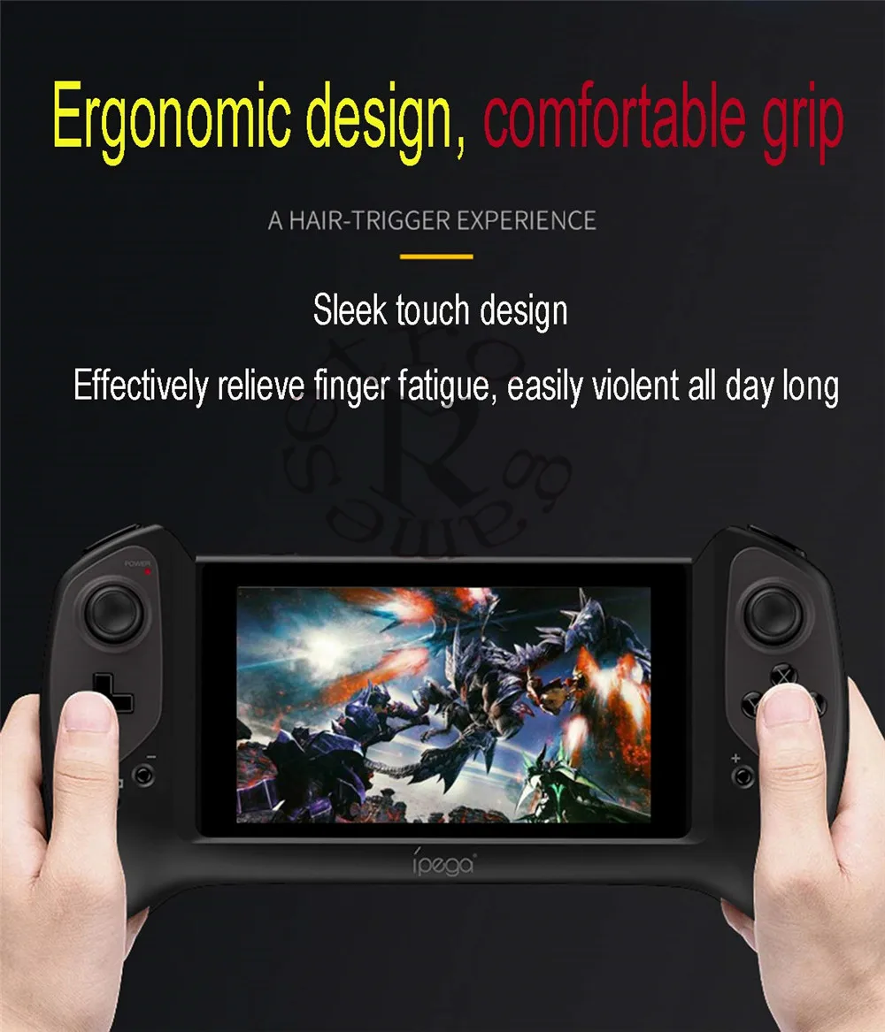 Новый геймпад Ipega PG 9163 Tomahawk рукоятка Палмера подключи и работай для Nintendo Switch