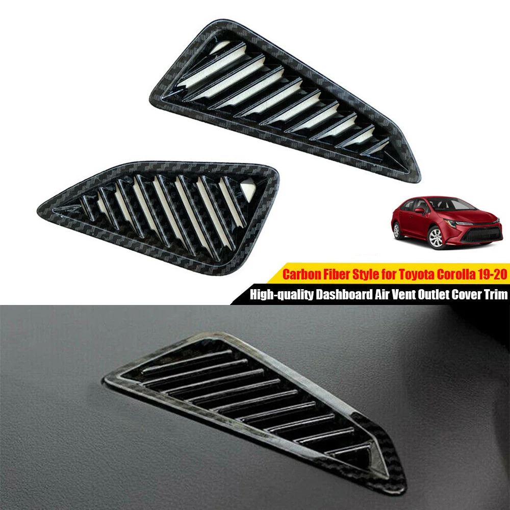 Decoration Dashboard Cover Trim Air Vent Outlet Carbon Fiber Automotive Car Tape | Автомобили и мотоциклы