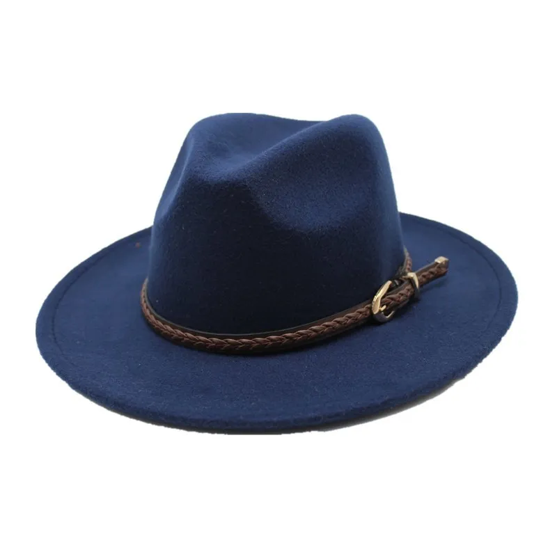 OZyc осенне-зимняя Мужская Шляпа fedora Классическая sombrero пушистый головной платок Шерстяная кепка солнцезащитный козырек для мальчиков Высокое качество шапки bone