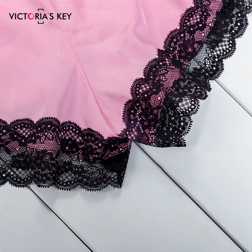 Викторианский ключ цветочные кружева Cami и атласные шорты женская одежда для сна