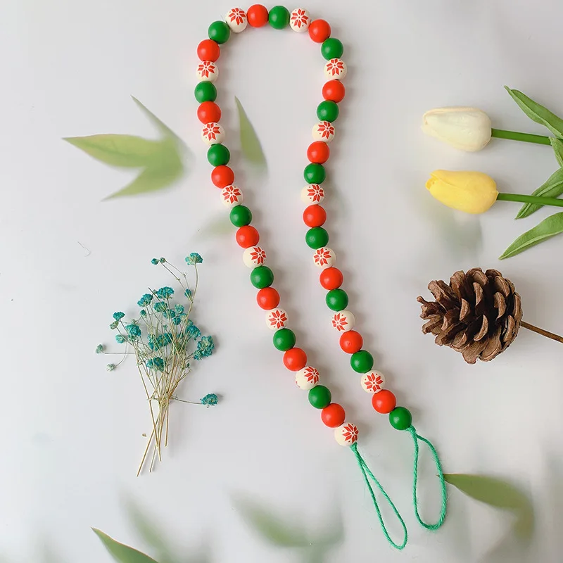 

1 шт. креативные пасторальные деревянные бусины в скандинавском стиле с кисточками, веревка из пеньковой веревки, кисточка, украшение для до...