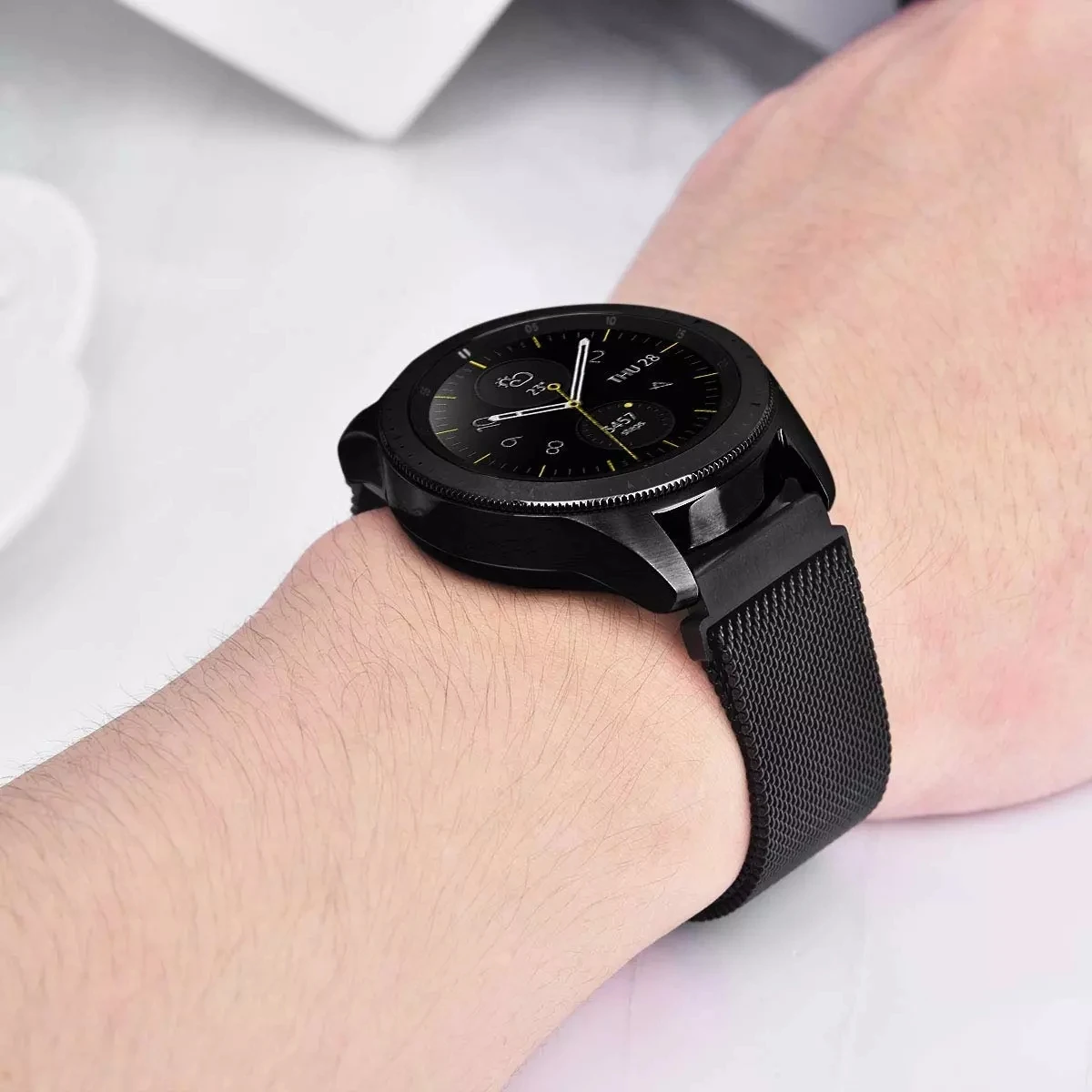 Ремешок Миланская петля для Garmin Vivoactive 3 браслет из нержавеющей стали с магнитной