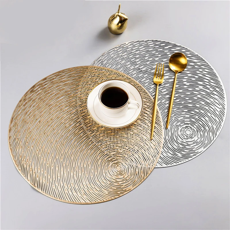 Круглый термостойкий Коврик Fypo из ПВХ противоскользящие моющиеся настольные