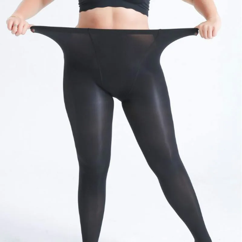 Тонкие колготки ATHVOTAR 5XL Суперэластичные облегающие для женщин компрессионные