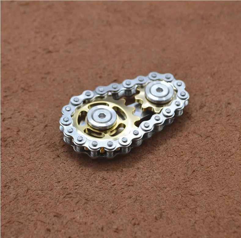 

Sprocket Flywheel Fingertip Gyro Metal Toy Gear Chain Gyro Finger Gyro Bearing Creative Decompression Toy