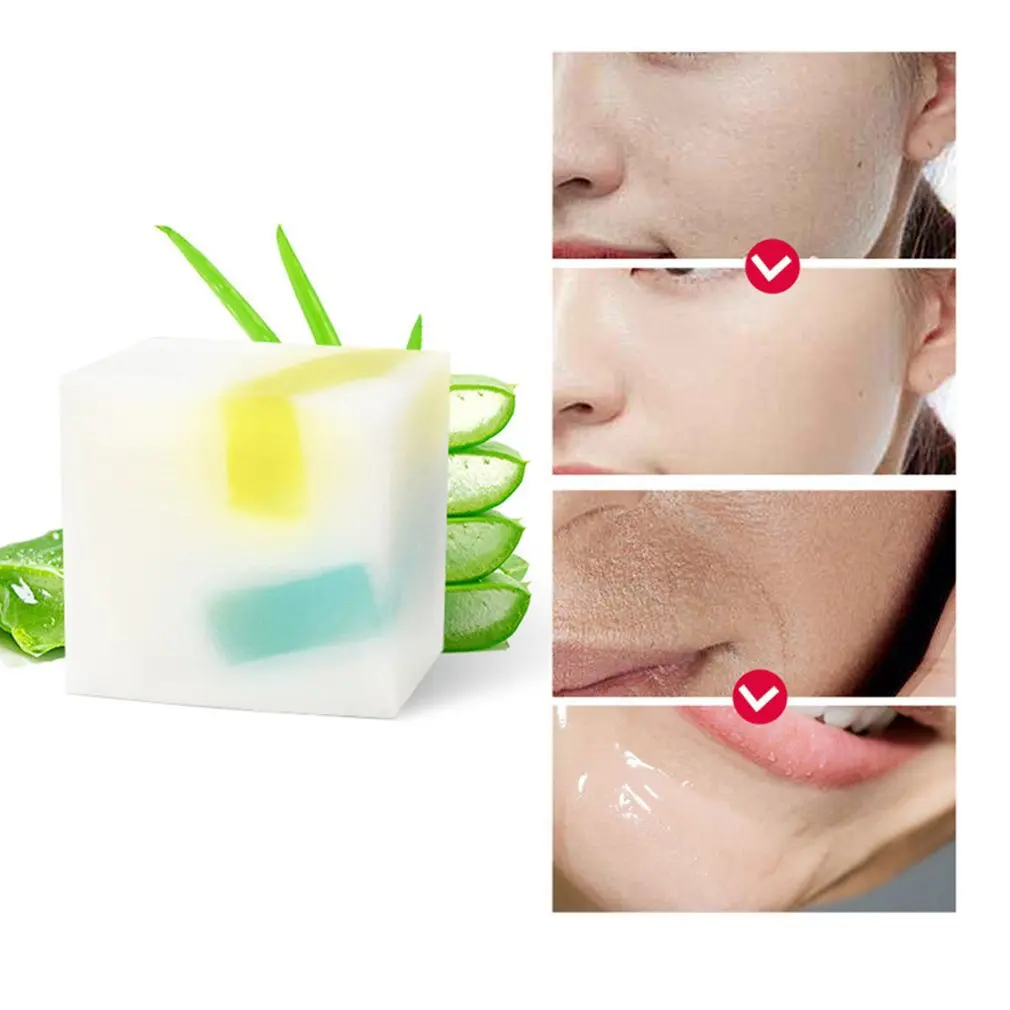 100 г бамбуковый уголь Алоэ Роза эфирное масло мыло ручной работы очищающее