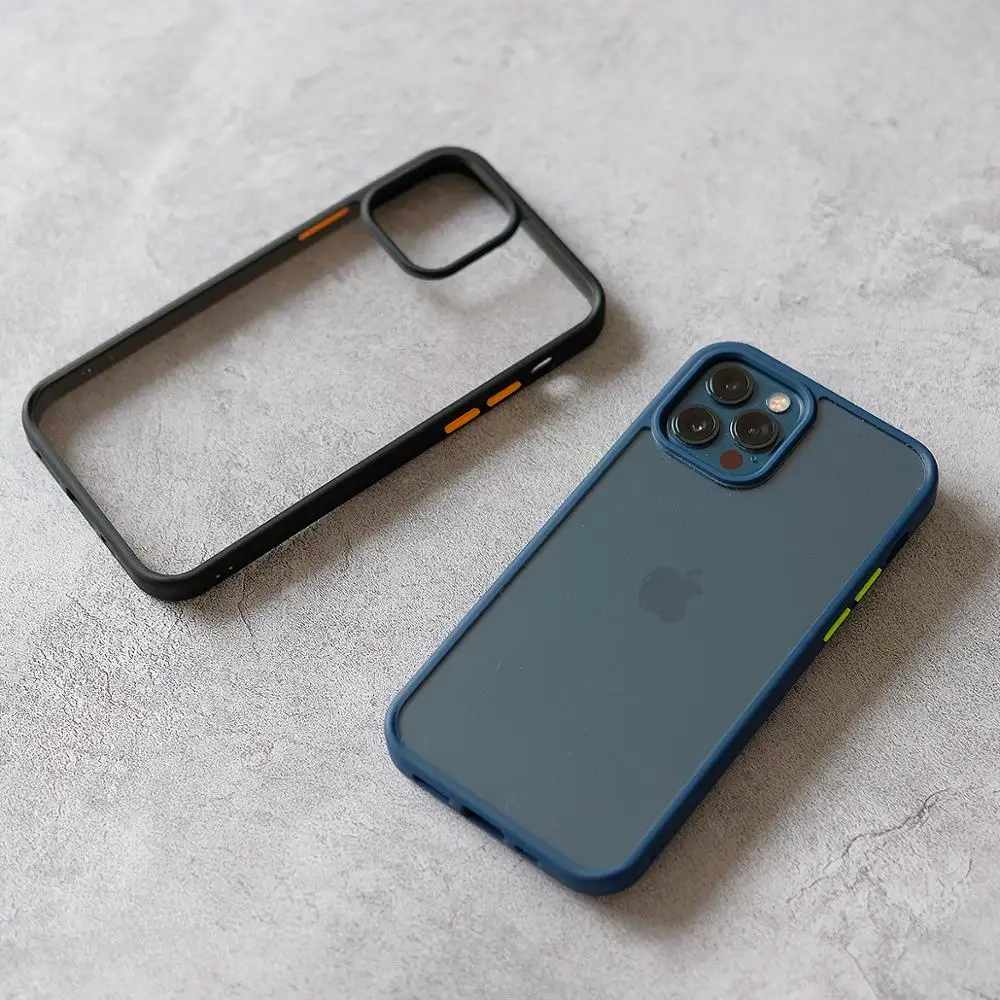 

SUAIOCE Original Shockproof Armor For iPhone 11 12 Pro Xr X Xs Max SE 7 8 Plus Clear Transparent Back Cover Luxury Silicone Case