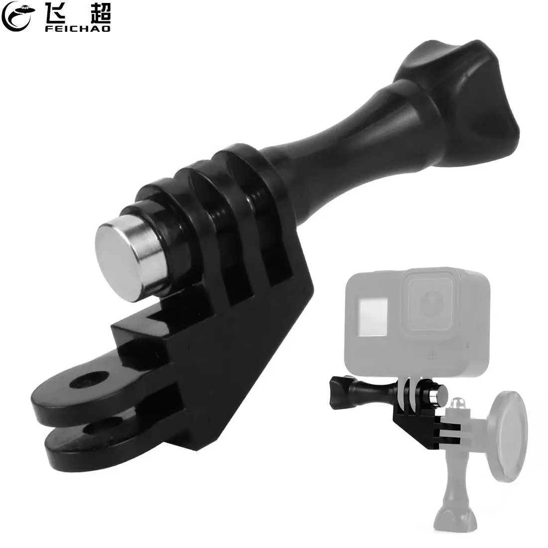 

90 Degree Direction Elbow Tripod Adapter Multi Conversion Adjustable Pivot Arm with Screw for GoPro Hero 9 8 7 5 Action Camera